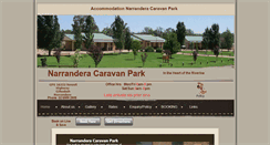 Desktop Screenshot of narranderacaravanpark.com.au