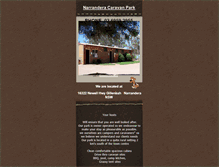 Tablet Screenshot of narranderacaravanpark.com.au